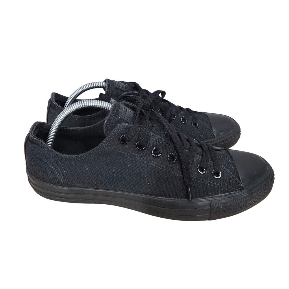 Converse Chuck Taylor All Star Low Sneakers Mens 9.5 Triple Black Canvas Shoes